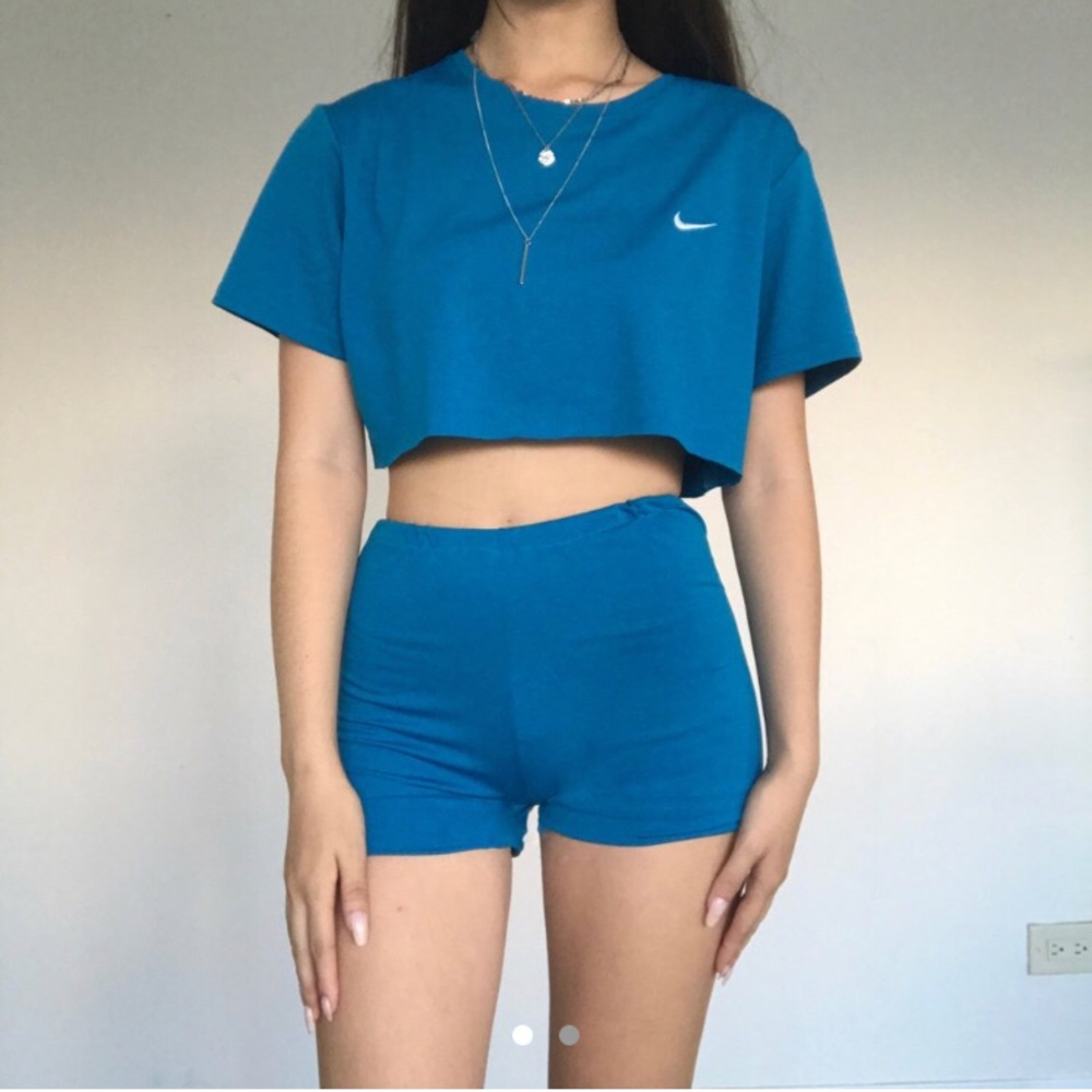 CUSTOM TEAL NIKE TWO PIECE SET